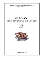 Giáo án HĐNGLL7(Cả năm)