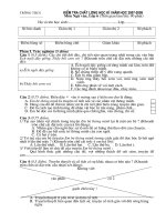 Đề KT Ngữ văn 6 HK I