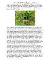 Nhà sàn Bác Hồ: Bài học về sự giản dị, tiết kiệm