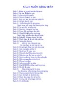 cách ngôn năm học