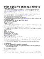 tính từ và các vấn đề liên quan(hot)