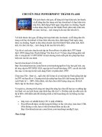 Chuyển file powerpoint thành flash