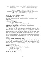 Đề cương Nhập môn tin học (không chuyên tin)