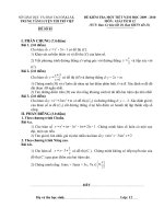 De KT Ch I Giai tich 12 của CS BDVH va LT Tri Viet (09-10)