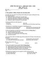 Kiểm tra vật lí 10 HKII