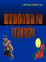 Tiết 7 : Đoạn thẳng - Hình học 6