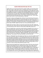 QUANG TRUNG NGUYEN HUE