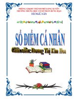 sổ điểm cá nhân