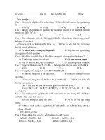 Kiểm tra hóa 10