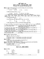 Đề thi lại Toán 7