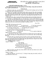 Đề kiểm tra đầu năm lớp 6( 2009-2010- Nam Định)