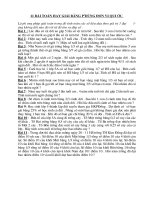 11 bài toán hay giải bằng dùng đơn vị qui ước.