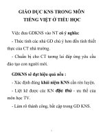 Kỹ năng sông môn tiếng việt