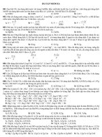 Bài tập Nhóm IIA ( KHÓ)