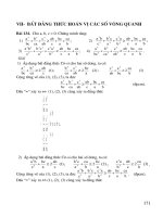 BẤT ĐẲNG THỨC HOÁN VỊ CÁC SỐ VÒNG QUANH