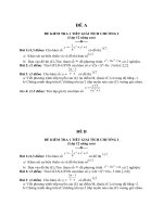 kiểm tra 1 tiết giải tích chương 1