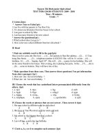 Đề và ĐA HSG - AV7