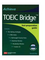 Achieve toeic bridge p1