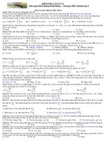 BT TN dao động cơ có đa