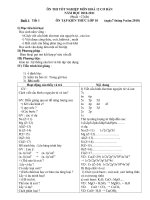 GIÁO AN ON THI TN HOA 12 BUỔI 1