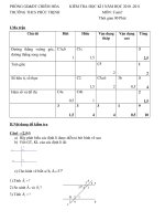 đề thi học kìI và Kì II năm 2010 lớp 7