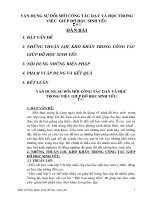 SKKN dạy học sinh yếu