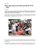 1/10/''''10:Hàng ngàn người đón xem Đại Lễ từ 5h sáng