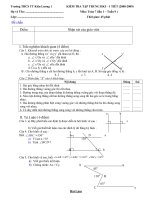 KT Đại số 7 lần 1 (THCS Kiên Lương 1)
