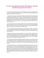 Vì sao 5 cuộc khủng hoảng kinh tế lớn hiện nay trên thế giới đều liên quan tới môi trường