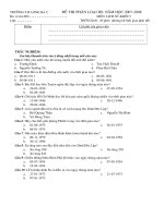 Đề L. Sử phân loại HS 5