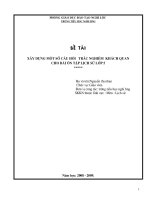PP xây dựng câu hỏi trắc nghiệm khách quan - LS5