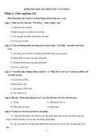 Đề KSCL ca năm( 05 -06 ) Trường Chu Mạnh Trinh