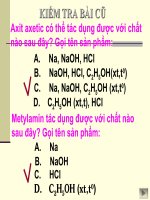 bài 10 : Amino axit