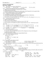 Trắc nghiệm và tự luận chương 2