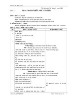 Giáo án Mĩ thuật 1, HK1 CKTKN