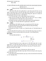 Đề thi vào 10 chuyên lí tính Trà Vinh