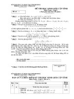 Đề thi hsg toán 9 cấp thành phố