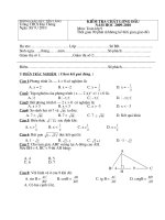 Đề thi khảo sát toán 9