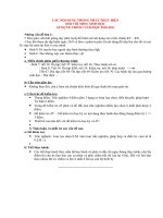 CAC NOI DUNG THONG NHAT THUC HIEN MON SINH HOC