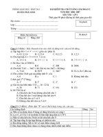 Đề thi môn Toán 6 GD I