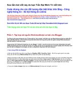 code trang tri blog