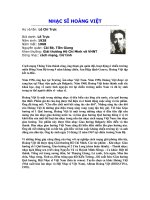 Nhạc sĩ Hoàng Việt