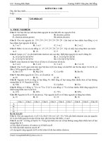 KIEM TRA 1 TIET chuong 1,2