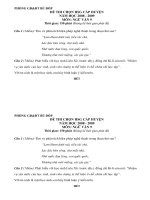 HSG Văn 9 năm 0809