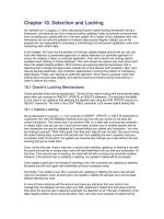 Detection and Locking