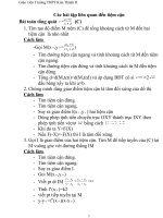 đầy đủ các dạng bài toán tiệm cận