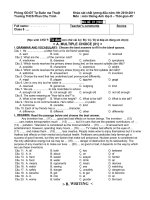 Anh 8_KSCL đầu năm_T Nghiệm 4 Phiên bản  có key