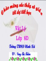 Tiết 29: Công thức tính nhiệt lượng ( Thi Tỉnh rất hay )