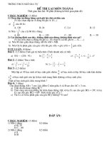 Đề thi lại toán 6(hè 09)