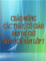 Đức tính giãn dị của Bác Hồ - Văn 7.